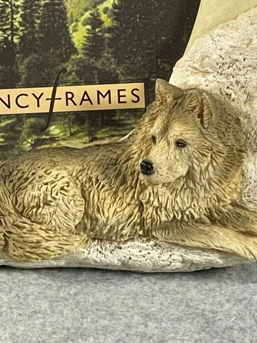 Fancy Frames Picture Frame Howling Evening Wolves 3D Cottage South Western Photo